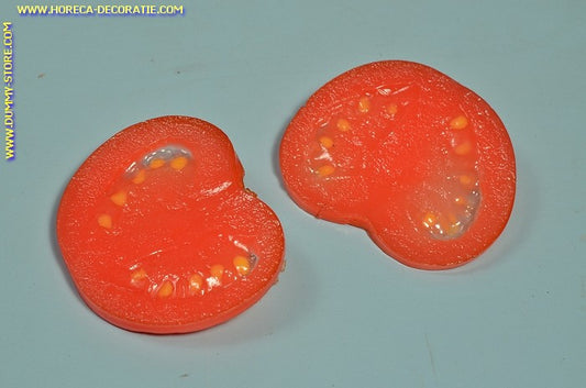 Tomate, Scheibe 6x6 cm H: 0,5 cm - Fake - Attrappe - Imitation
