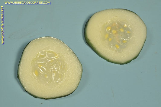 Gurke, Scheibe 5x0,13cm - Fake Attrappe Imitation