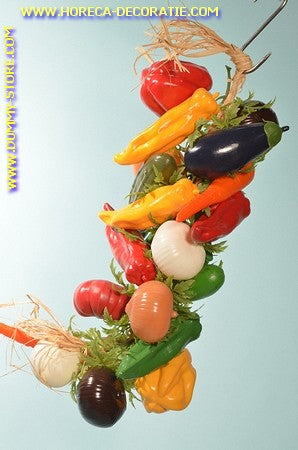 Gemüseschnur, GROß, 22 Stück (Attrappe) L:50 cm